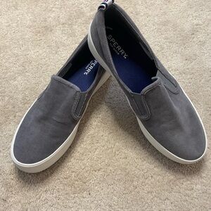 Sperry Gray Slip-On Sneakers